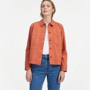 Everlane chore jacket xxs terracotta